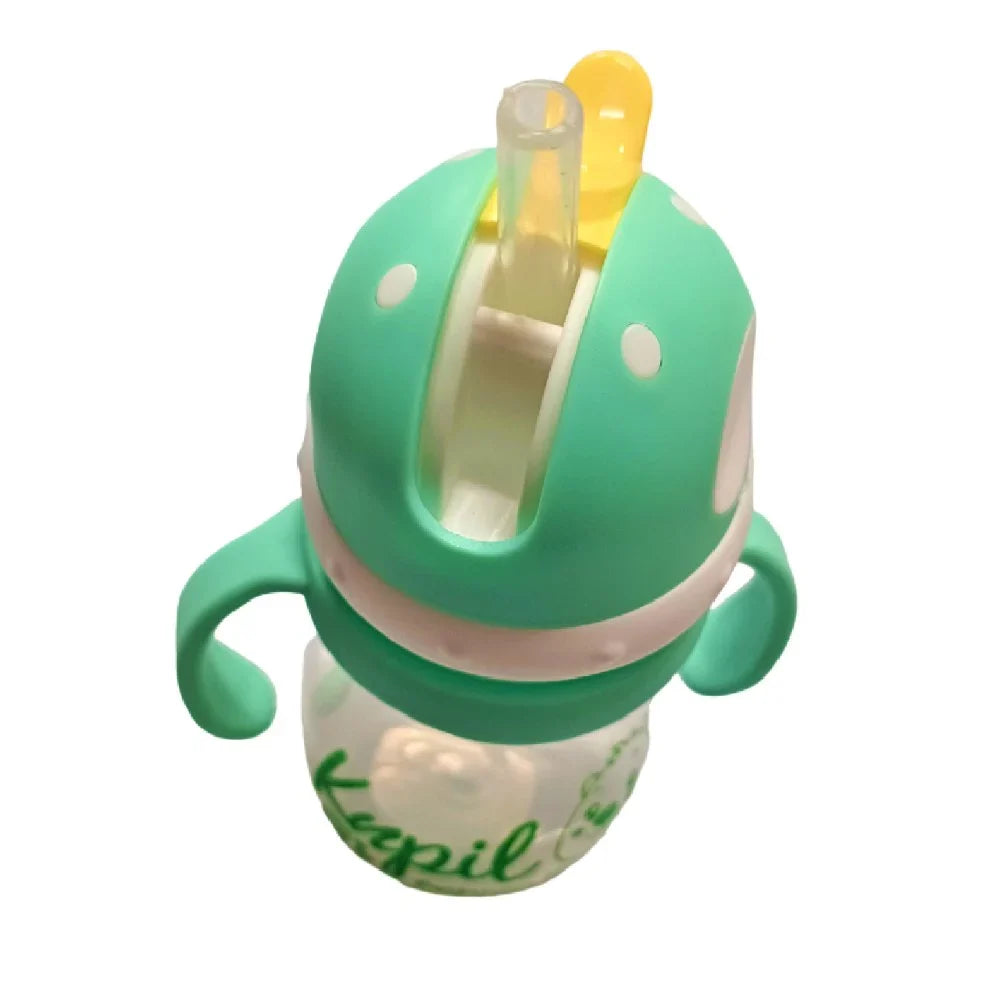 Green Baby Feeding Bottle