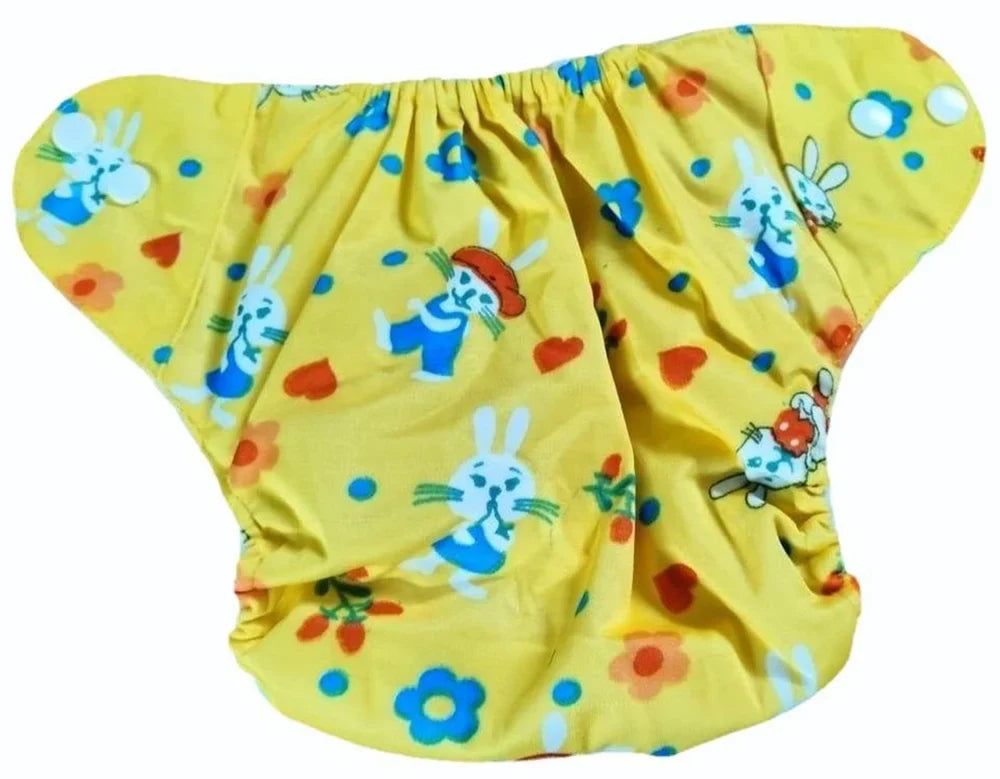 5 Layers Lemon Yellow Baby Cloth Diapers
